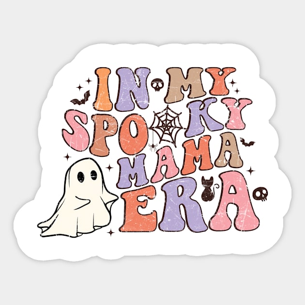 In My Spooky Mama Era Retro Sticker by hnmarart